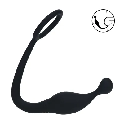 Cockring avec Stimulateur Prostatique Silicone Small