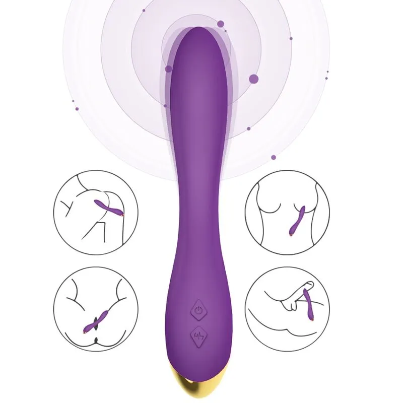 Vibromasseur Flamingo Multiposition Violet - Armony
