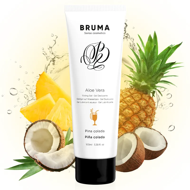 Gel lubrifiant Bruma aloe vera saveur Pina Colada 100ml - Bruma