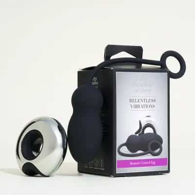Oeuf télécommandé de 50 Nuances de Grey - 3,3 cm