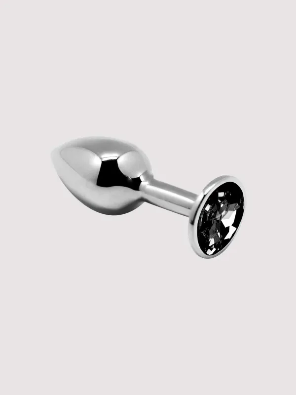 Plug anal bijou mini métal S noir