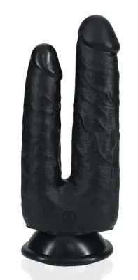 Double Gode DOUBLE TROUBLE 15 x 4.5cm Noir