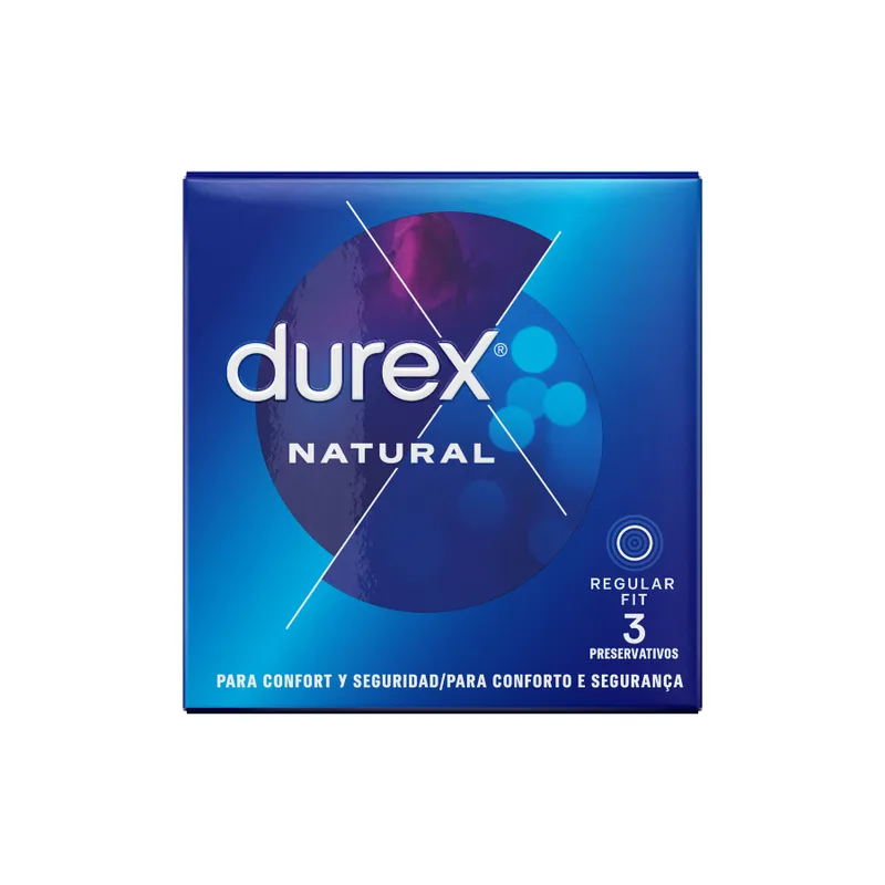 Préservatifs Natural Comfort Regular Fit boîte de 3 - Durex