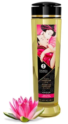 Huile de massage AMOUR Coeur de Lotus 240mL