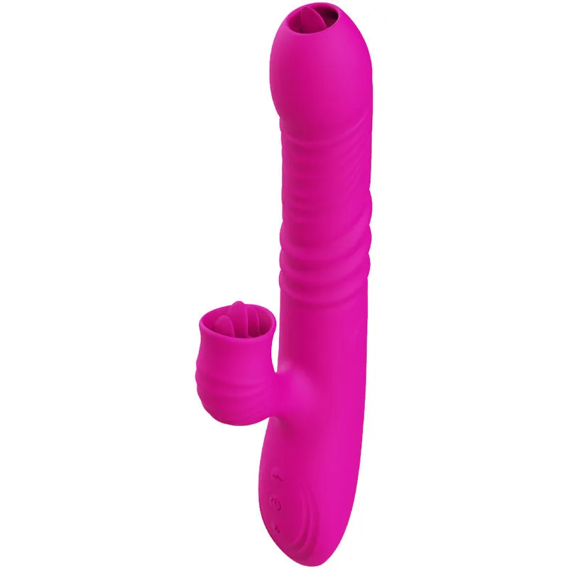 Vibrateur Multifonction Fanny Effet Chaleur Fuchsia - Armony