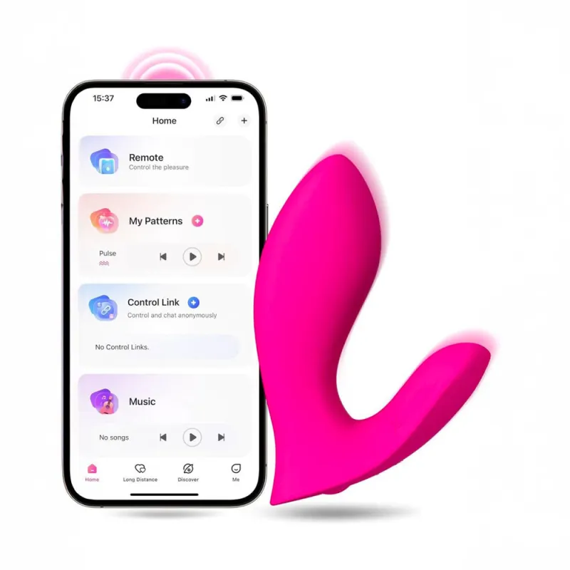Flexer de Lovense vibro de culotte va-et-vient - 10,1 cm