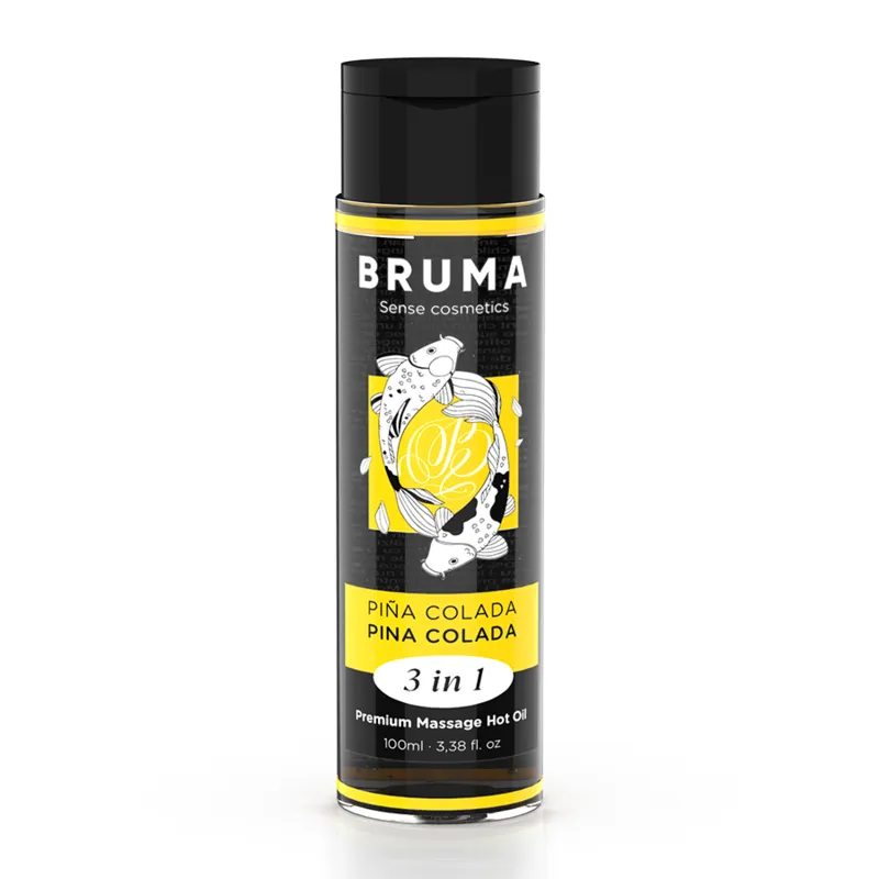 Huile de Massage Chauffante Pina Colada 3 en 1 - Bruma