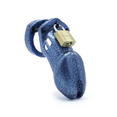 CB-X – CB-6000 Kit de Chasteté – Paillettes Bleues