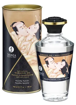 Huile de massage Chauffante Aphrodisiaque - VANILLE Fétiche 100 mL