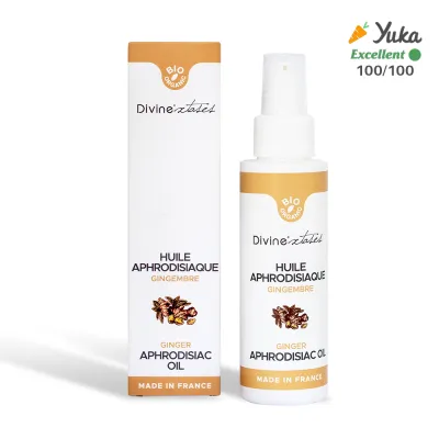 Huile de Massage aphrodisiaque Bio -   Gingembre