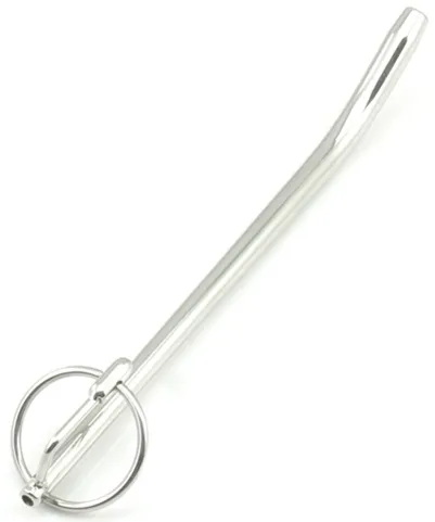 Tige d'urètre percée en métal BENTY L 19cm - Diamètre 7.5mm