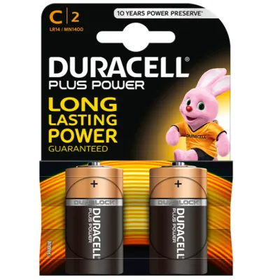 Piles C LR14 Plus Power lot de 2 - Duracell