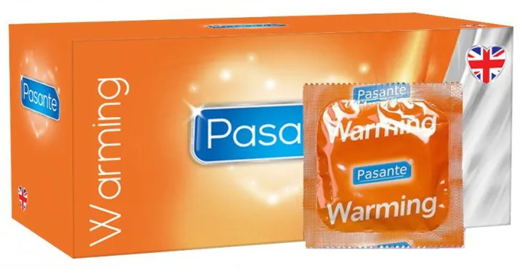 Préservatifs texturés WARMING Pasante x144