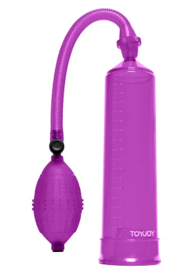 Pompe à pénis POWERPUMP 20 x 5.3cm Violette