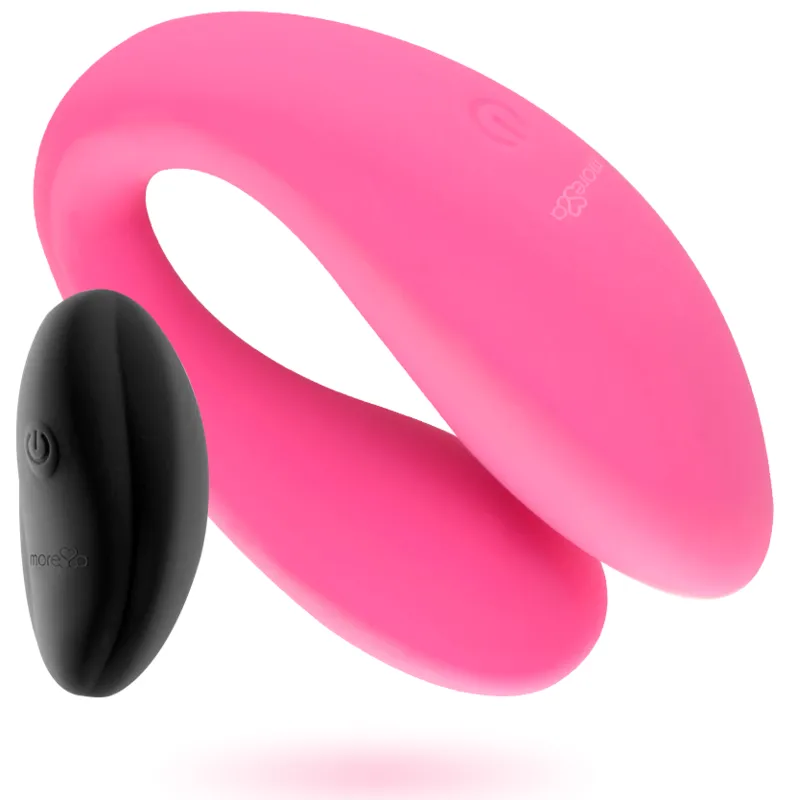Stimulateur pour couples télécommandé Lauren rose - Moressa