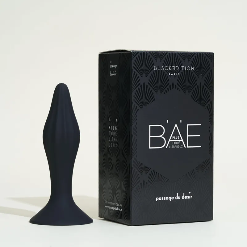 Plug silicone texturé BAË - 3,2 cm