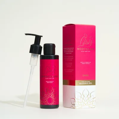 Huile de massage 2 en 1 silicone BodyGliss -   Pétales de rose