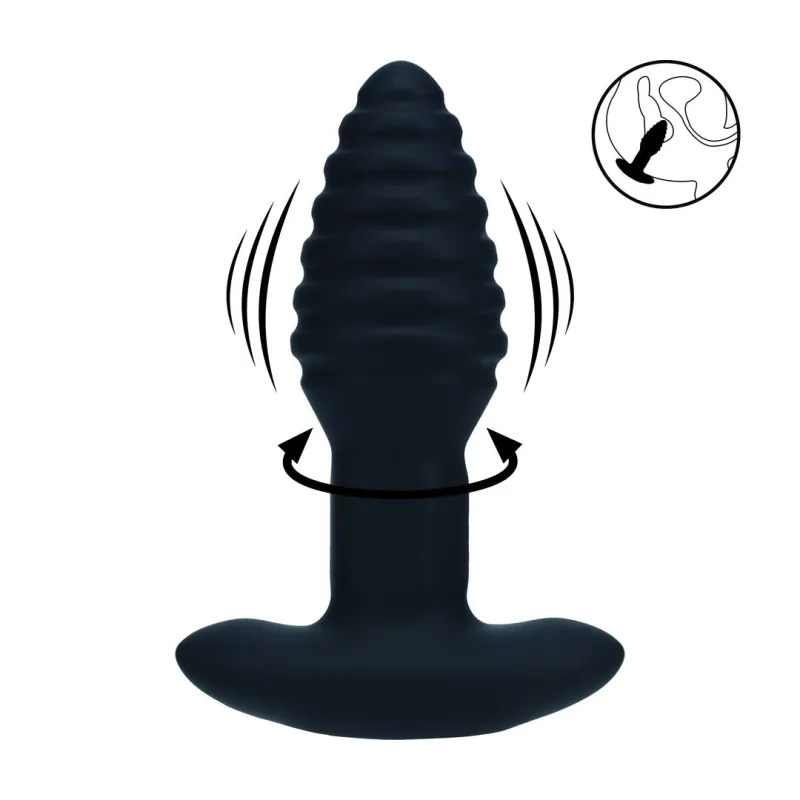 Levelz Plug Anal Vibrant & Rotatif 12 cm