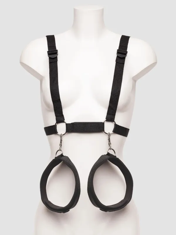 Harnais avec menottes poignets et cuisses Bondage Boutique