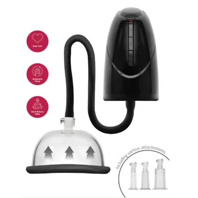 Pompe à Vide Automatique Vagin et Clitoris Noire - She.E.O