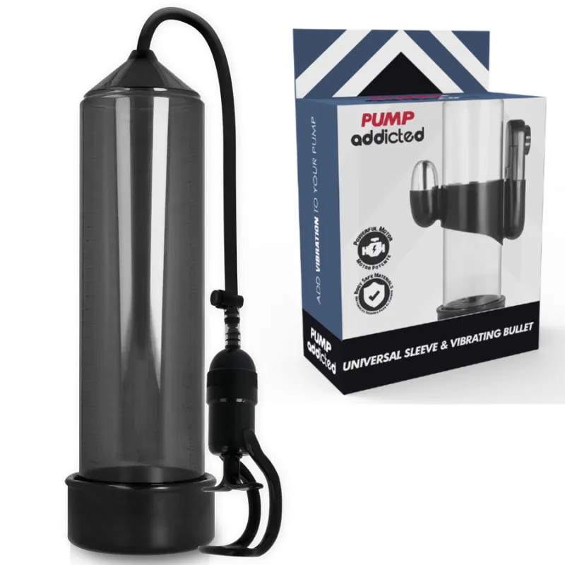 Pompe à pénis vibrante RX5 noire - Pump Addicted