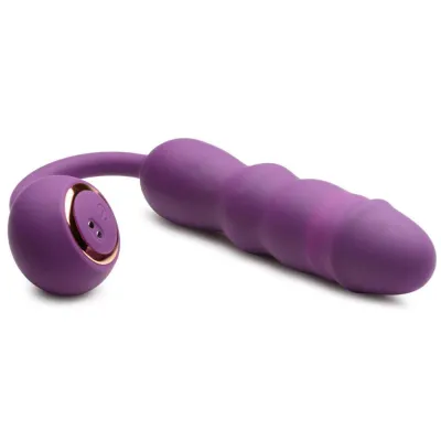 Vibromasseur Thrust Thumper va-et-vient avec télécommande