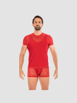 T-Shirt Midnight LM2103 Rouge