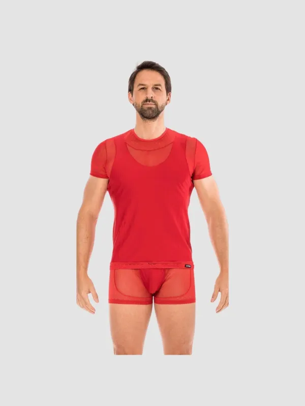 T-Shirt Midnight LM2103 Rouge