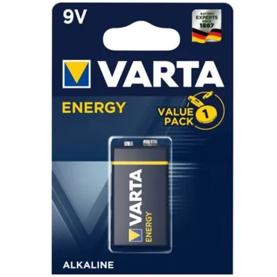 Pile alcaline 9V LR61 Energy - Varta