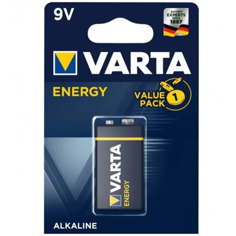 Pile alcaline 9V LR61 Energy - Varta