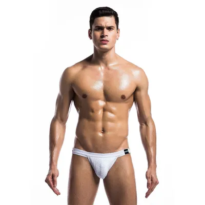 Maillot de Bain Jockstrap Fétiche Blanc Taille L - MaleBasics