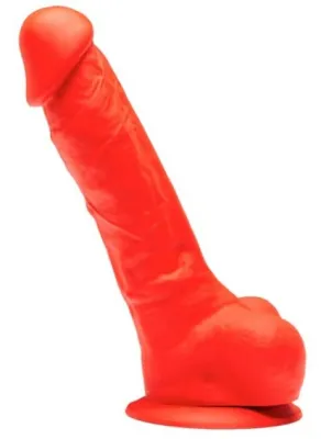 Gode en silicone STRETCH N°2 - 17 x 4.3cm Rouge
