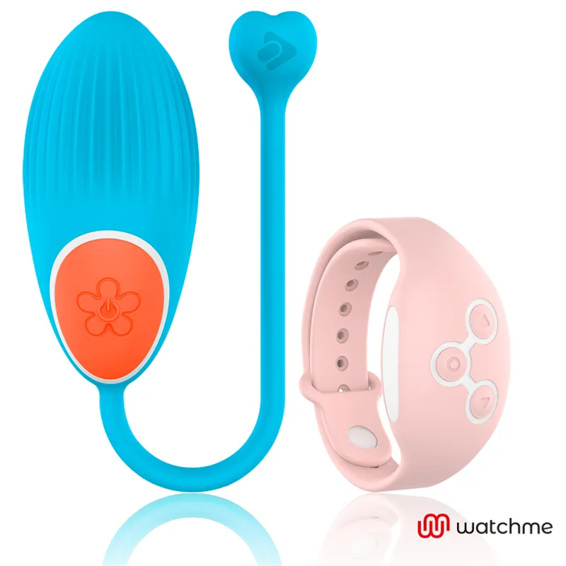 Oeuf vibrant télécommandé Wearwatch bleu/rose - Wearwatch