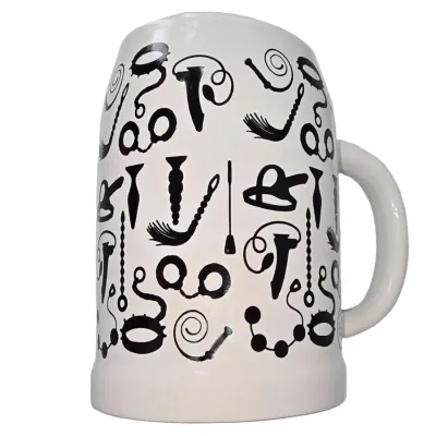 Mug Érotique Sado 700ml Blanc - Diablo Picante