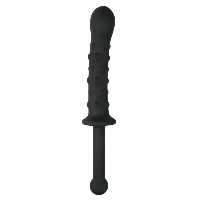 Gode avec poignée The Handler Noir - 25 cm