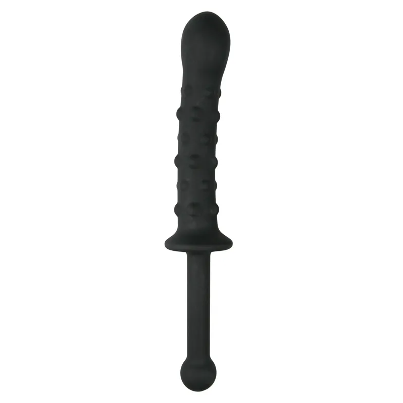 Gode avec poignée The Handler Noir - 25 cm