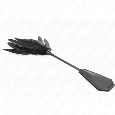 Plumeau Sensuel Plumes Chatouillées Volant 48cm - KINK