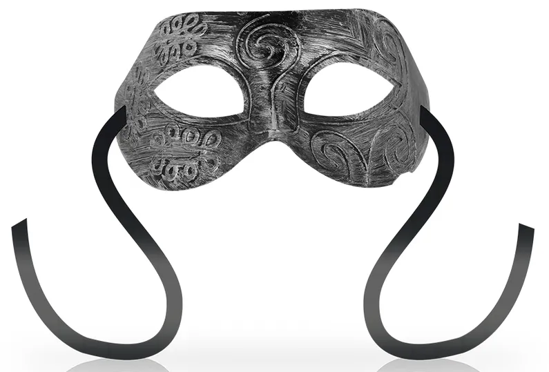 Masque OHMAMA Motifs grecs Argent