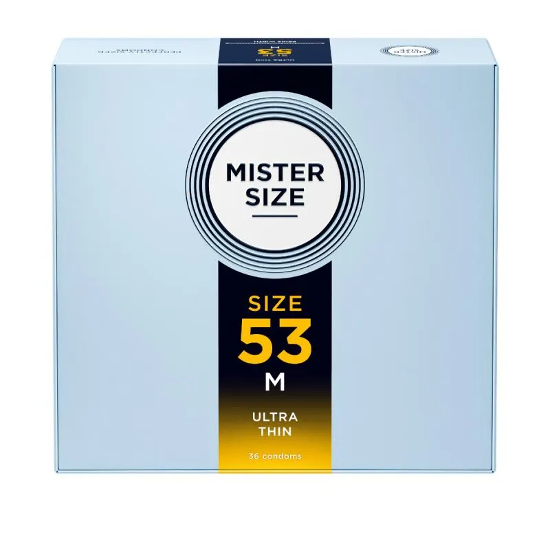 MISTER.SIZE - M Préservatifs Ultra Fins - 36 Pièces