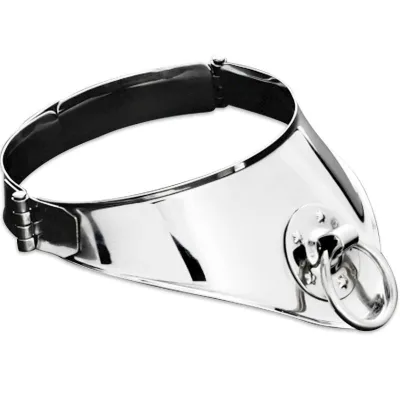 Collier esclave anneau cadenas 12,5 cm - Metal Hard
