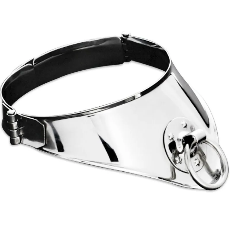 Collier esclave anneau cadenas 12,5 cm - Metal Hard