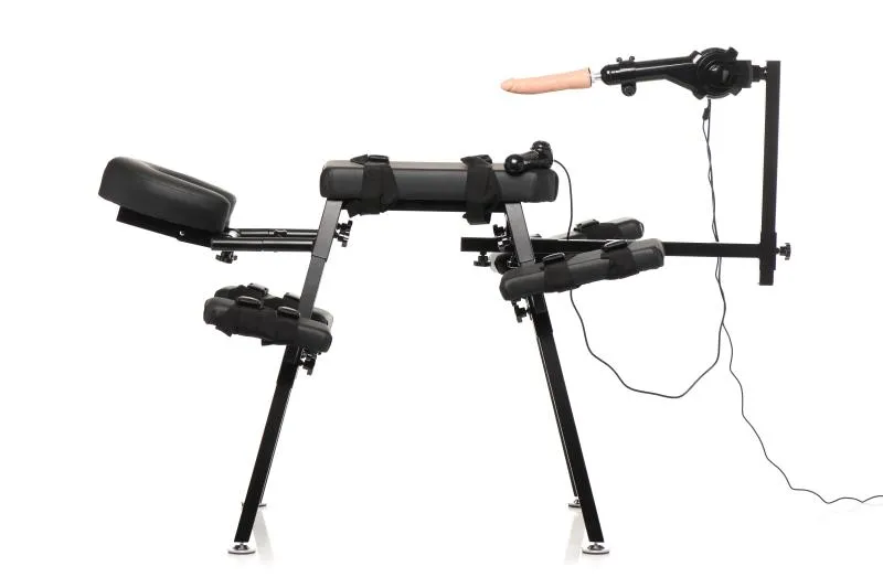 XR Brands - Banc d'Obéissance avec Machine Sexuelle - Noir