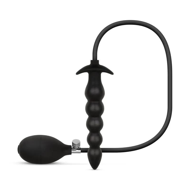 Anal Collection - Godemichet Gonflable avec Pompe 20 cm - Noir