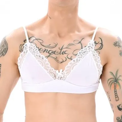 Soutien-Gorge LACE BORDER Blanc