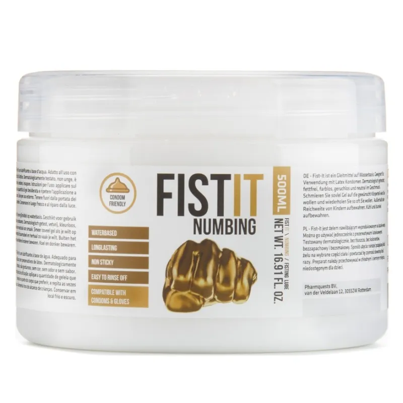 Lubrifiant Fist It Numbing Eau 500 ml