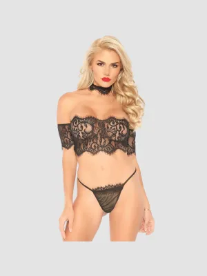Ensemble 3 Pièces 81573 Crop Top Noir