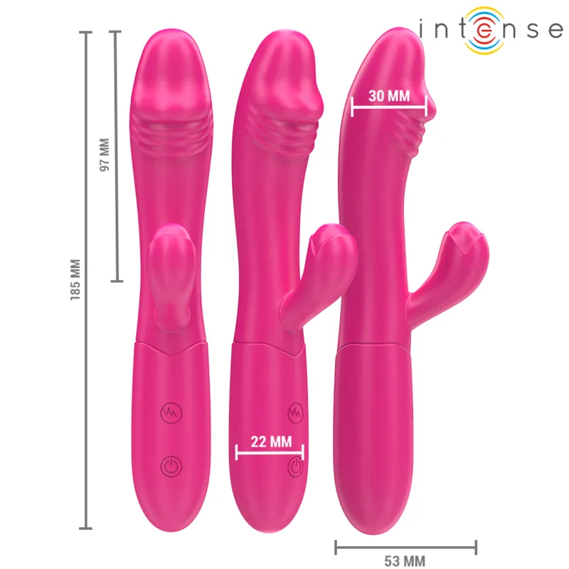 Vibromasseur Ivy Flexible Langue Stimulante Rose - Intense