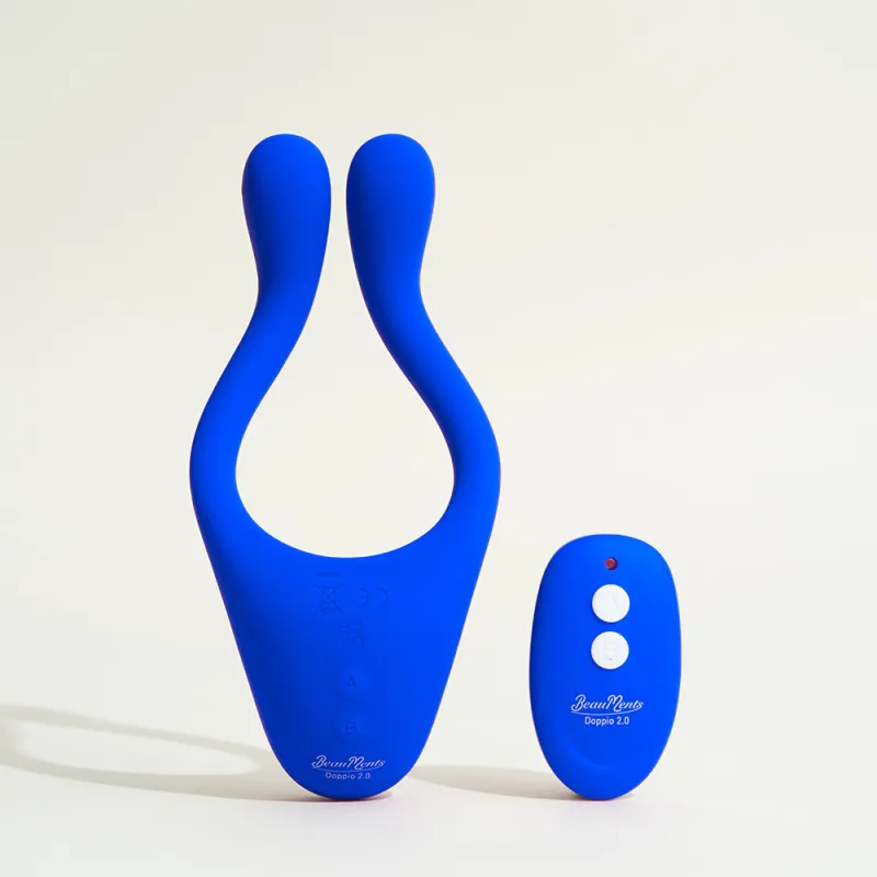 Doppio 2.0 télécommandé - 13 cm Bleu