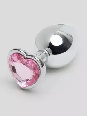 Plug Anal Bijou Coeur Secret Shine Rose M