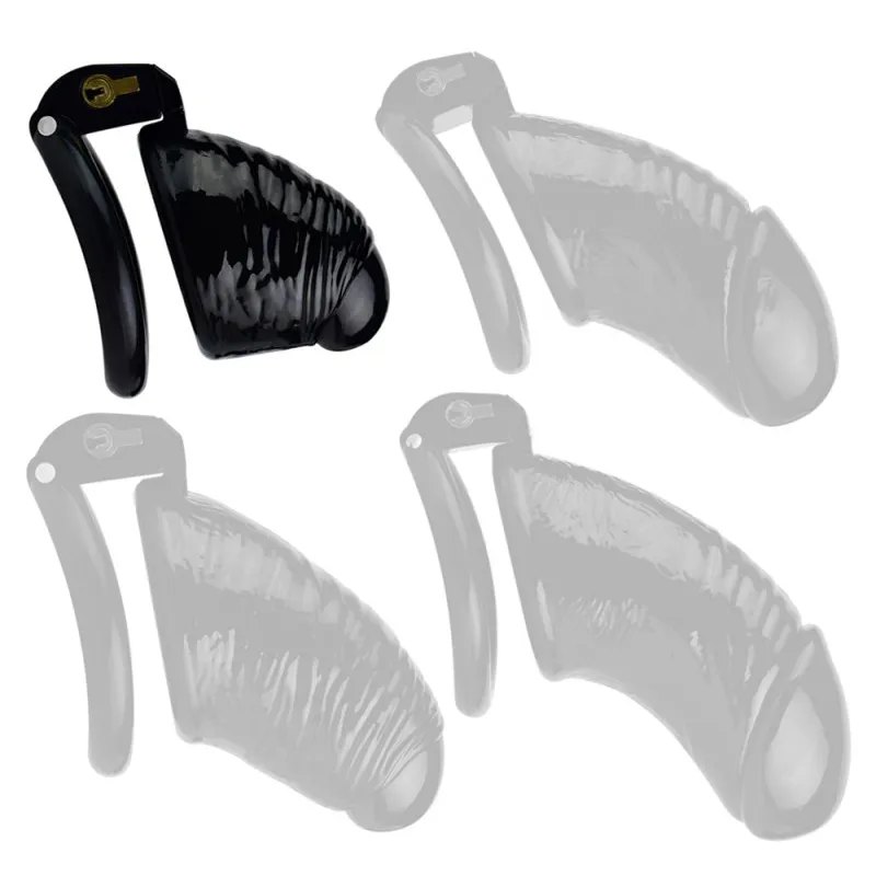 Cage de chasteté WORLE S 7 x 3.3 cm Noire